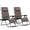 Gray, variant on Homall Set of 2 Zero Gravity Chair Patio Reclining Chair with Adjustable Angle Foldable Lawn Lounge Chair, Gray