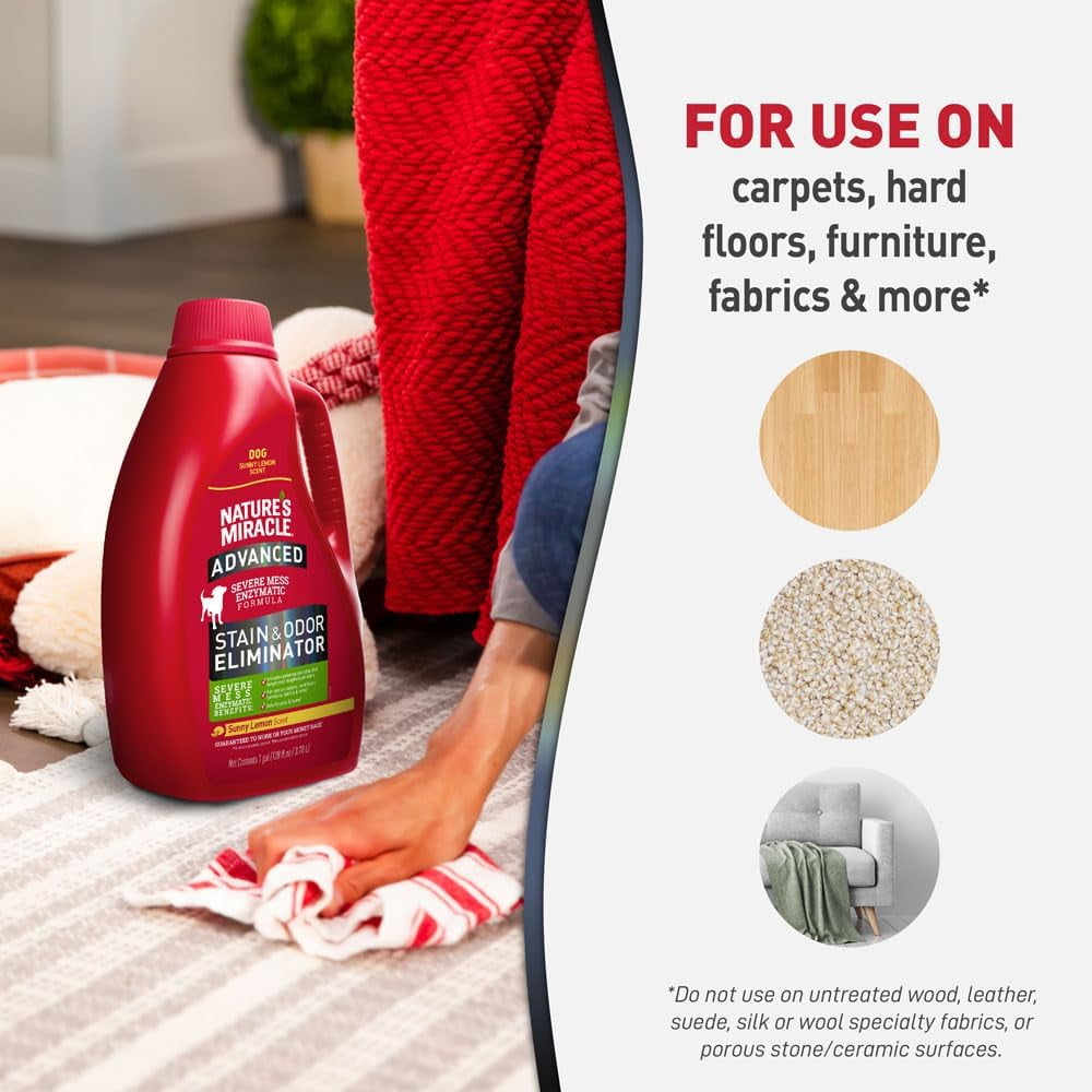 Nature's miracle advanced dog stain & odor remover discount