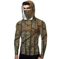 thumbnail image 5 of Dagegui Men's Camouflage UV Protection Hoodie with Built-in Face Cover Lightweight Quick Dry Hiking Shirt Full Sun Protection for Outdoor Athletic 001 Camouflage S, 5 of 9