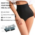thumbnail image 5 of IDALL Swim Trunks,Womens Swim Shorts Women's Black High Waisted Menstrual Underwear Retro Basic Full Coverage Bathing Suit Bottom Period Swimwear For Teens,Bikini Bottoms,Swim Shorts Black S, 5 of 8