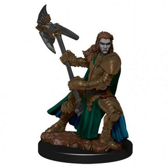 WizKids WZK93026 Dungeons & Dragons IR Premium Half-Orc Fighter Female Miniatures