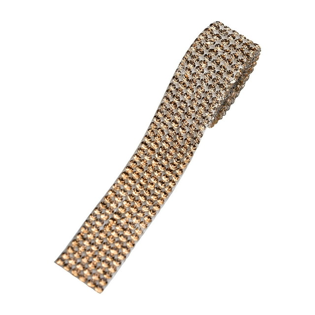 PVCS Crystal Sticker Rhinestone Diamond Ribbon Self Adhesive Paper DIY Car Decoration Glitter Rhinestone Craft Decoration