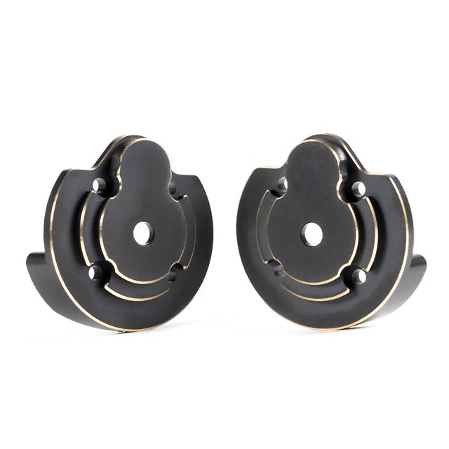 Carcasa de ejes de portal con pesas de latón para pieza de oruga RC Capra Axial UTB18 1/18