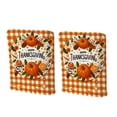 thumbnail image 2 of Antqov Fall Chair Covers Set of 2, Washable Pumpkin Maple Leaf Thanksgiving Chair Covers for Dining Chairs, Removable Chair Slipcovers for Kitchen Holiday Party Home Decor, 2 of 6