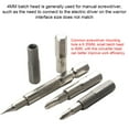 thumbnail image 5 of 6Pieces 1/4 Screwdriver Adapter Kits 6.35mm to 4mm Ensures Secure Matching and Great Performances for Use, 5 of 8
