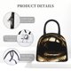 thumbnail image 4 of Fotbe Golden Lips Modern Sculpture Bolsa de Almuerzo con Estampado, Lonchera Aislada, Contenedor de Comida Reutilizable Tipo Cooler a Prueba de Fugas, 4 of 6