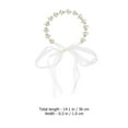 thumbnail image 3 of KAKOWELY Tocado de novia para mujer, diadema nupcial hecha a mano, accesorio para el cabello de boda, decoración para el cabello para mujer, 3 of 5