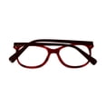 thumbnail image 5 of Apple Bottoms Women Ophthalmic Plastic Square Eyeglass Frames with Apple Bottoms Case, Clear Tint, Model 778 3, Red, 51mm, 1 Pair, 5 of 7