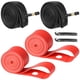 thumbnail image 2 of cámaras de aire para bicicleta de 700 x 35/43C con válvula de 48 mm, más 2 palancas de neumáticos y 2 tiras resistentes a puñaladas, neumáticos de repuesto plegables para bicicleta de carretera, 2 of 8