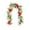 D, variant on Luoshdecor Christmas Poinsettia Garland with Leaves,Artificial Pine Red Berries Garland for Garden Home Winter New Year Decorations 72.8 in