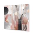 thumbnail image 2 of Designart "Complexity in Rose Gold Circles II" Modern Shapes Transitional Metal Art Living Room, 2 of 5