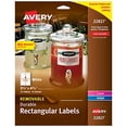 thumbnail image 1 of Avery Removable Labels for Laser & Inkjet Printers, 3.5" x 4.75", 32 Water Resistant Labels (22827), 1 of 6