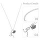 thumbnail image 3 of QUMIIRITY Collar Con Colgante Deportivo De Metal Plateado Para Runners Con Cadena Ajustable, 3 of 8