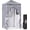 4x4 Blue/White, variant on CROWN SHADES 4x4 Pop Up Changing Tent Patented One Push Setup Portable Changing Room Privacy Canopy for Camping Gray/White