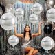 thumbnail image 5 of Globo de aluminio TONIFUL 4D gigante redondo plateado, 16 unidades, para fiestas, 5 of 6