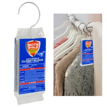 Closet Freshener Original Scented Block Kills Clothes Moths & Carpet Beetles 5oz