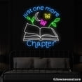 thumbnail image 3 of Glowneon Just One More Chapter Neon Sign, Book Led Sign, Library Decor, Reading Room Decor, 3 of 5