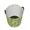 thumbnail image 3 of Balery Cute Dinosaurs Cartoon Round Laundry Basket with Handles Waterproof Freestanding Laundry Hamper for Clothes Toys in the Dorm and Family-Small, 3 of 8