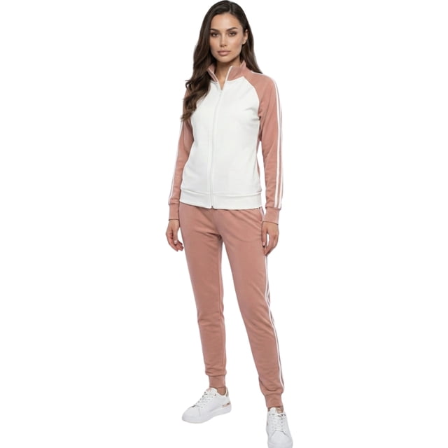 Conjunto Deportivo Pants y Sudadera Cómodo, Moderno en Tendencia para Mujer