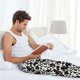 thumbnail image 5 of Balery Cow Skin 1 Pantalones de pijama para hombre, pijama ultraligero, pantalón de descanso-Medium, 5 of 6