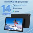 thumbnail image 3 of 10.4 Inch Large Screen Android 14 Tablet, 16GB RAM 128GB ROM, 5G WiFi, Suitable for Study and Office, Black, 3 of 7