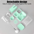 thumbnail image 4 of 2 in 1 Hamster Water Bottle - Automatic Food Bowl, No Drip Small Animal Water Bottle Dispenser, for Gerbils, Mouse, Hedgehog, Hamster Cage Accessories,Hangable And Detachable, 4 of 5