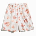 thumbnail image 3 of TKKCS Mens Graphic Swim Trunks- Lightweight Casual Vacation Drawstring Breathable Elastic Waist Quick Dry Beach Board Shorts White Size 2XL, 3 of 6