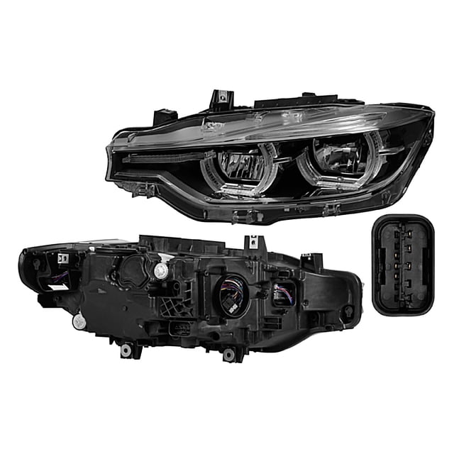 Faro 330i 2016 A 2019 Bmw Izq Eléctrico C/Motor C/Leds DEPO .