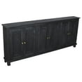 thumbnail image 5 of Jenna 6-Door Sideboard in Farmhouse Charcoal Gray Finish on Solid Wood, 5 of 6