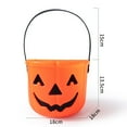 thumbnail image 5 of Shoreew Halloween Candy Bucket Pumpkin Skull Bucket Trick or Treat Bucket with Handle for Kids Halloween Party Decoration, 5 of 6
