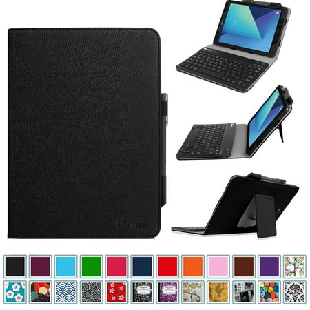 Samsung Galaxy Tab S3 9.7 Keyboard Case - Fintie Premium PU Leather Stand Cover with Removable Bluetooth Keyboard,