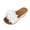 White, variant on ShiShine Women's Comfortable Wedge Sandals for Beach Open Toe Summer with Support