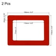 thumbnail image 2 of 4.6x3 Inch Magnetic Photo Frame for Refrigerator, File Cabinet, Red 2 Pack, 2 of 5