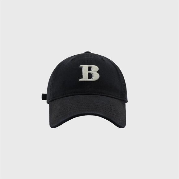 Mens Hats Unisex Baseball B Letter Embroidery Korean Fashion Versatile Sun Protection Summer Adjustable Caps for Men