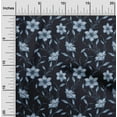 thumbnail image 2 of oneOone Viscose Chiffon Medium Blue Fabric Floral Fabric For Sewing Printed Craft Fabric By The Yard 42 Inch Wide, 2 of 5