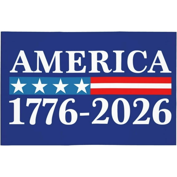 America 250th Birthday Car Flag 12x18 1776 2026 America 250 Years Anniversary Flag For Car God Bless Usa Patriot Flags Sign No Flagpole Double Sided