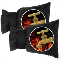 2Pcs Reusable Hose Bibs Cover Socks,Waterproof Insulated Spigot Cover,Garden Faucet Socks,Outdoor Water Faucet Covers,Thickened Pipe Insulation,for Winter Freeze Protection 7.1” x 9.8”