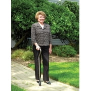 Drive Medical Foam Grip Offset Handle Walking Cane, Black