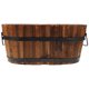 thumbnail image 5 of Maceta de madera, maceta de barril, maceta reutilizable, soporte para maceta, maceta de madera, 5 of 7