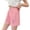 A01-Pink, variant on Jinhomg Ripped Denim Shorts for Girls Summer Raw Hem Casual Jean Shorts Kids Elastic Wasit Retro Distressed Shorts Cute Y2K Shorts for Teen Girls for 4-15Y