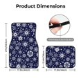 thumbnail image 5 of Fuzoiu Snowflakes2 Print Carpet Floor Mats for Car,Car Foot Mat Set,Universal Fit 4 Piece Mat Pad Set,Fits Most Cars Trucks Vans Sedans SUV Auto Carpet Mat Se, 5 of 7