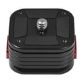 thumbnail image 4 of System Quick Release Plate Tripod QR Plate Camera Mount Adapter Quick Setup Aluminum Alloy  with 1/4 Inch Screw for DSLR Mirrorless Camera Tripod Gimbal Stabilizer, 4 of 7