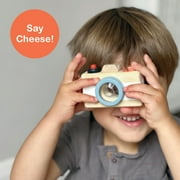 Mentari Camera Wooden Play Toy with Kaleidoscope Lens for Kids Age 2+