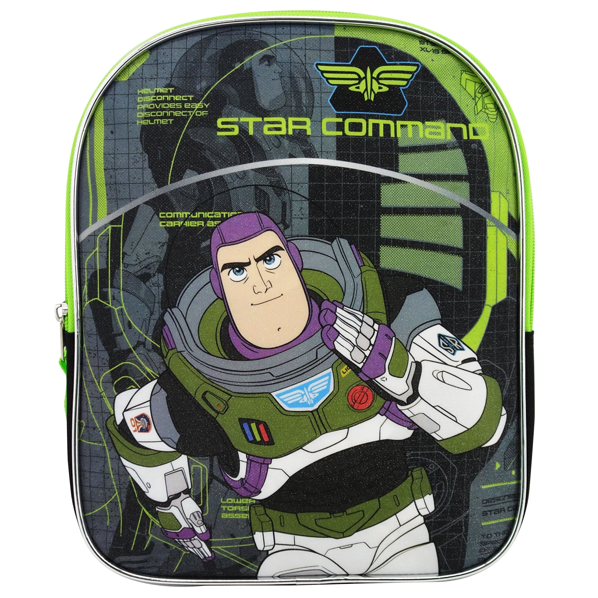 Disney Buzz Lightyear Boys 11' Black Mini Backpack
