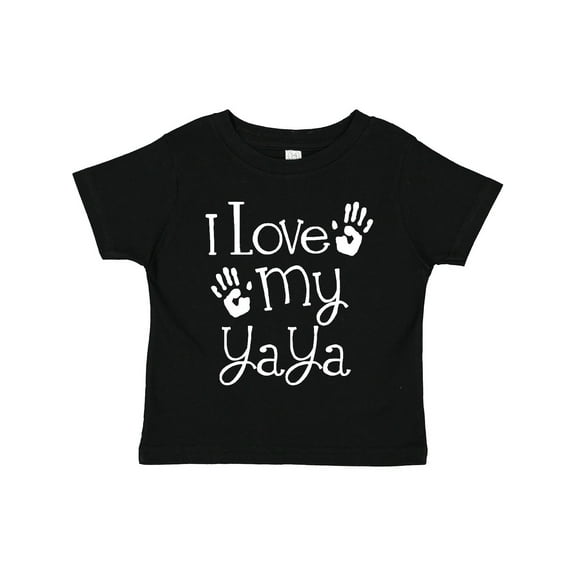 Inktastic I Love My Yaya Grandchild Boys or Girls Toddler T-Shirt