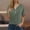 Green, variant on YHAJDS Short Sleeve Tops for Women V Neck Button Down Puff Sleeve Solid Color Blouse Loose Summer Top