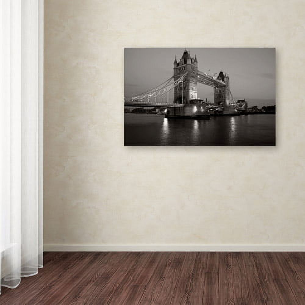 Trademark Fine Art "Tower Bridge I" Canvas Art by Chris Bliss
