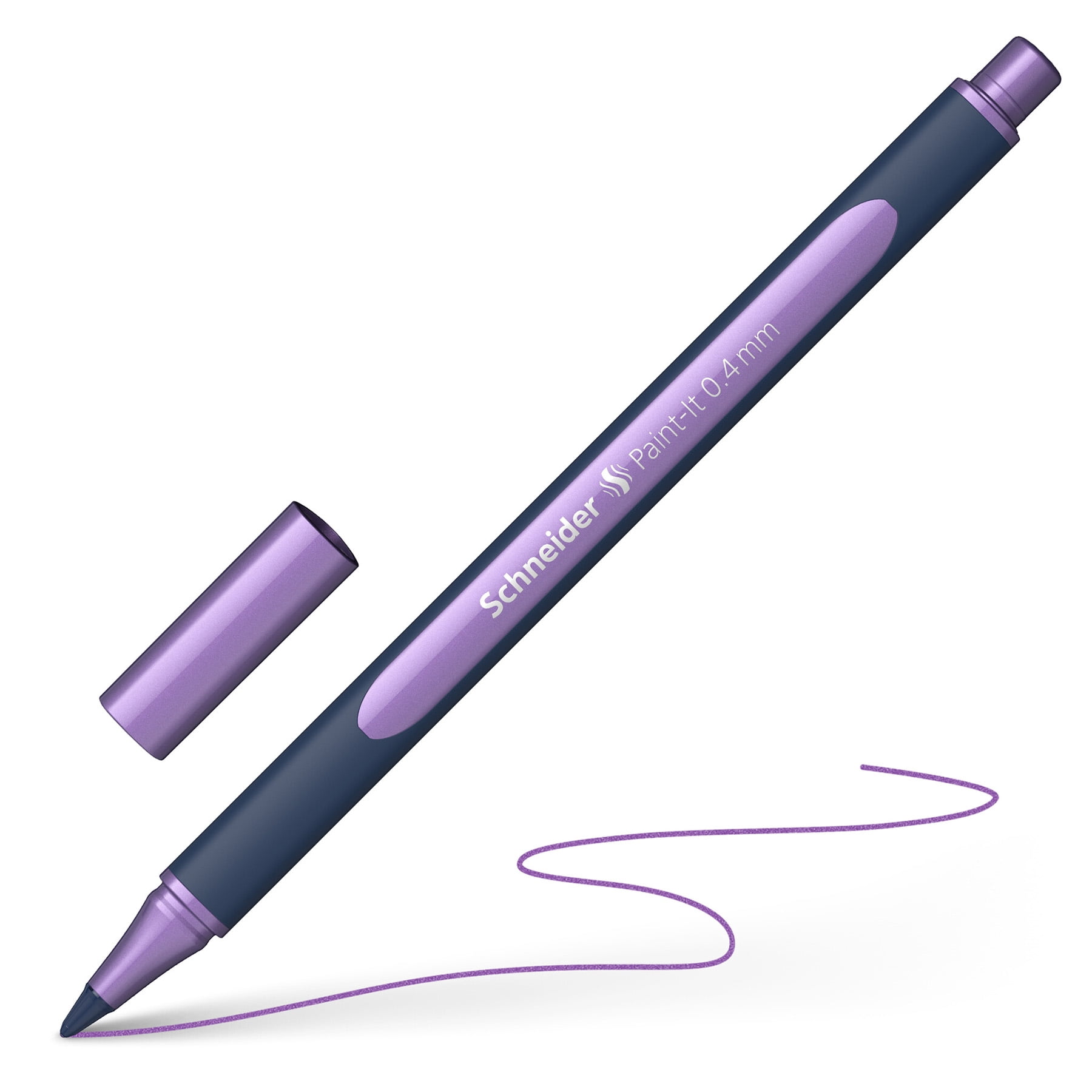 Schneider Paint-It 050, Metallic RollerballS, 0.4 mm, Wallet, 8 Assorted Ink Colors
