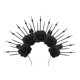 thumbnail image 1 of Diadema De Halloween Diademas De Rosas Negras Para Mujer Diadema Gótica Accesorios De Halloween Para Halloween Cosplay Fiesta Día De Los Muertos Tocado Para Mujer Niñas Decoración, 1 of 6