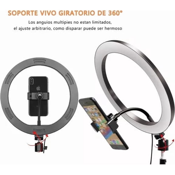 Aro de Luz LED XIMI 12 Pulgadas con Trípode 2.10m